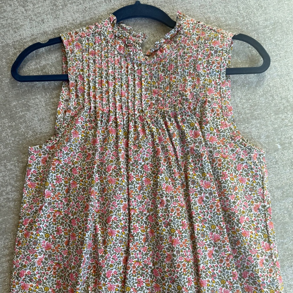J Crew Smocked Front Blouse
